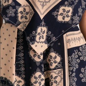 Printed Romper - brown Black beige